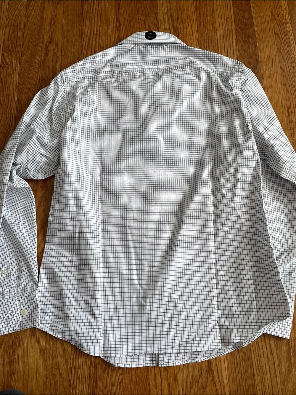 Banana Republic untucked fit Checked Dress Shirt New M